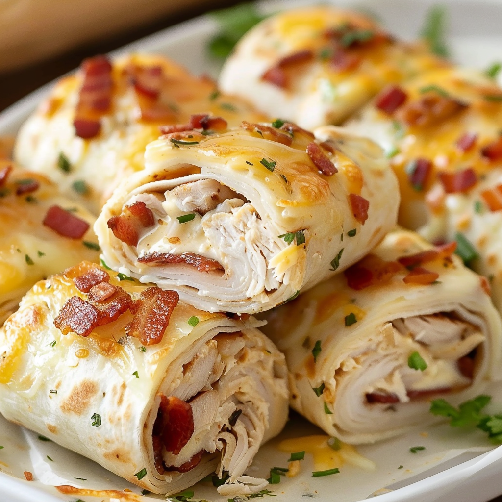 Chicken Ranch Roll-Ups recipe