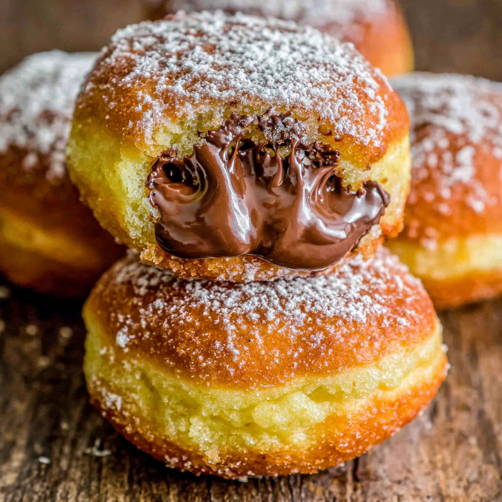 Chocolate Filled Donuts Classic recipe