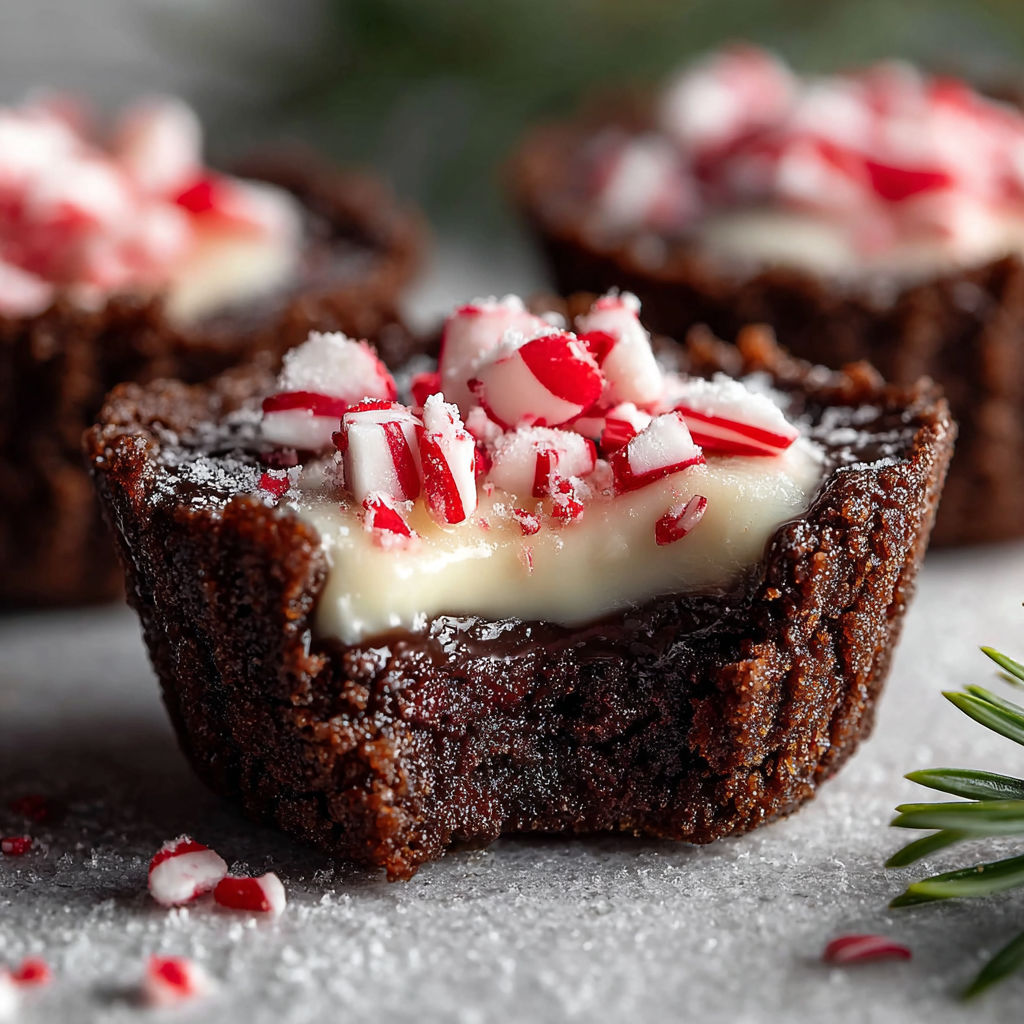 Peppermint Chocolate Cookie Cups recipe