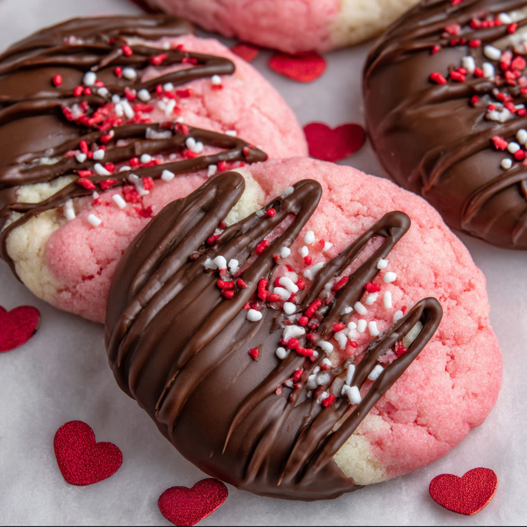 Chocolate Covered Strawberry Cookies recipe