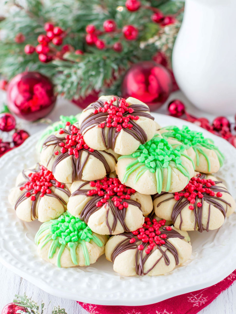 Christmas Blossom Cookies Easy recipe