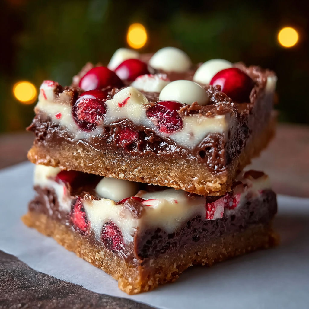 Christmas Chocolate Marshmallow Bars recipe