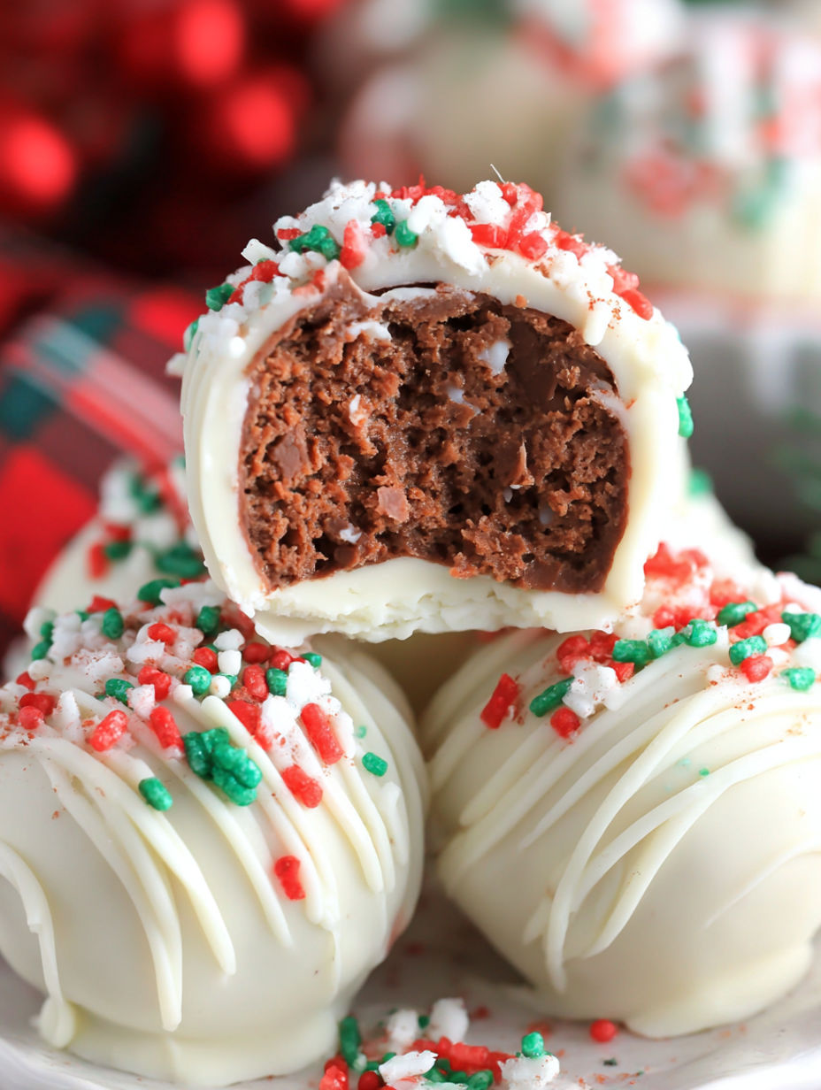 Christmas Cool Whip Truffles recipe