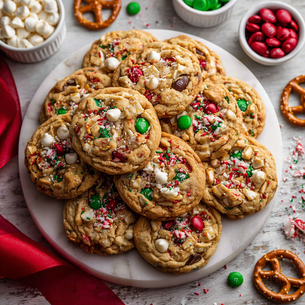 Christmas Kitchen Sink Cookies recipe