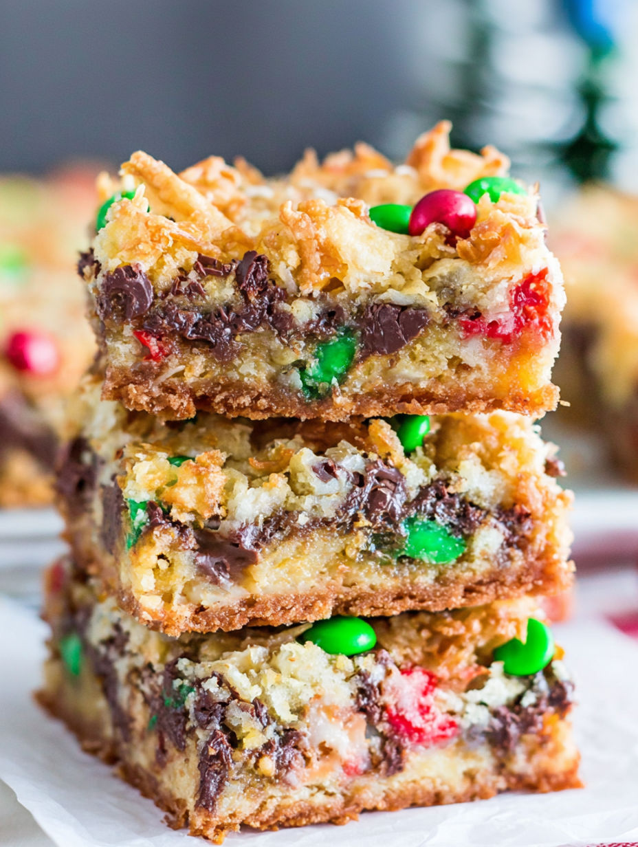 Christmas Magic Cookie Bars recipe