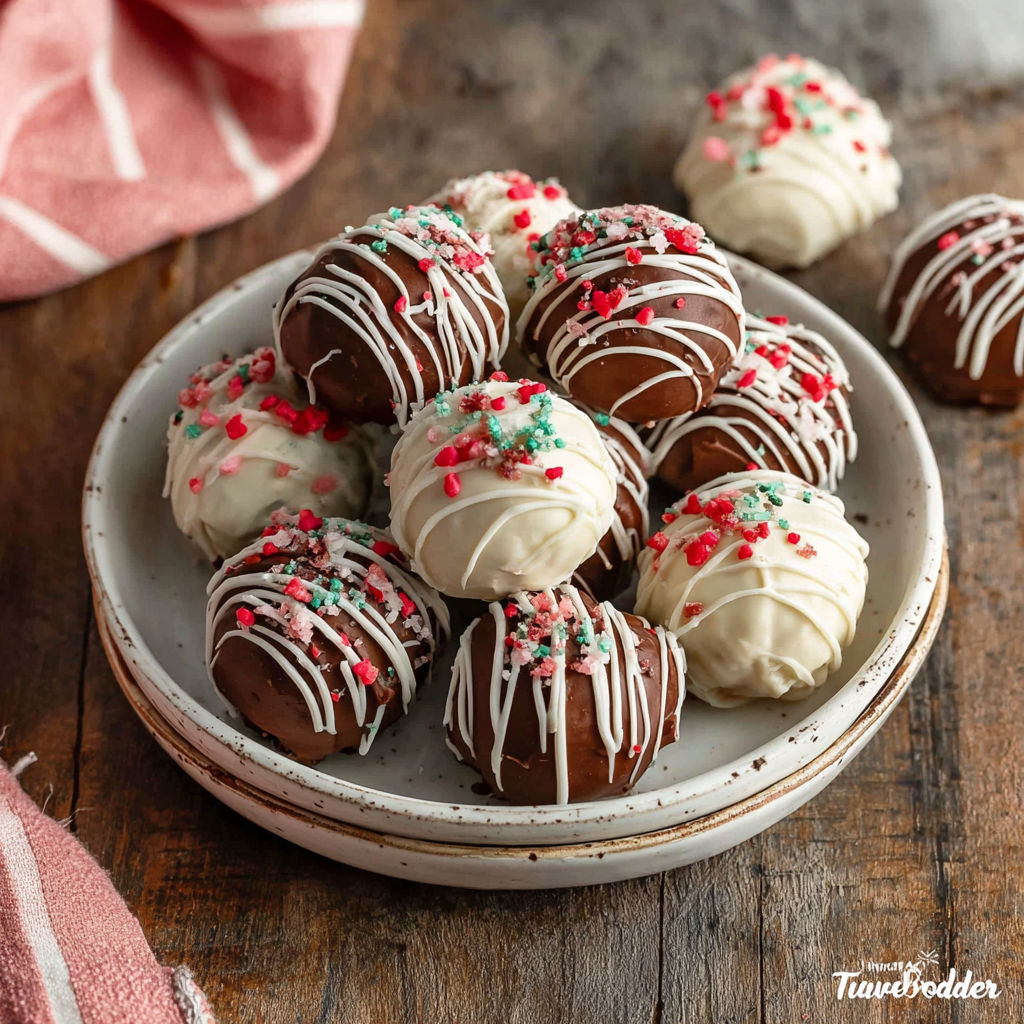 Christmas Oreo Balls Holiday Treat recipe