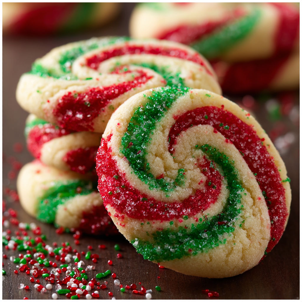 Christmas Pinwheel Cookies Festive recipe