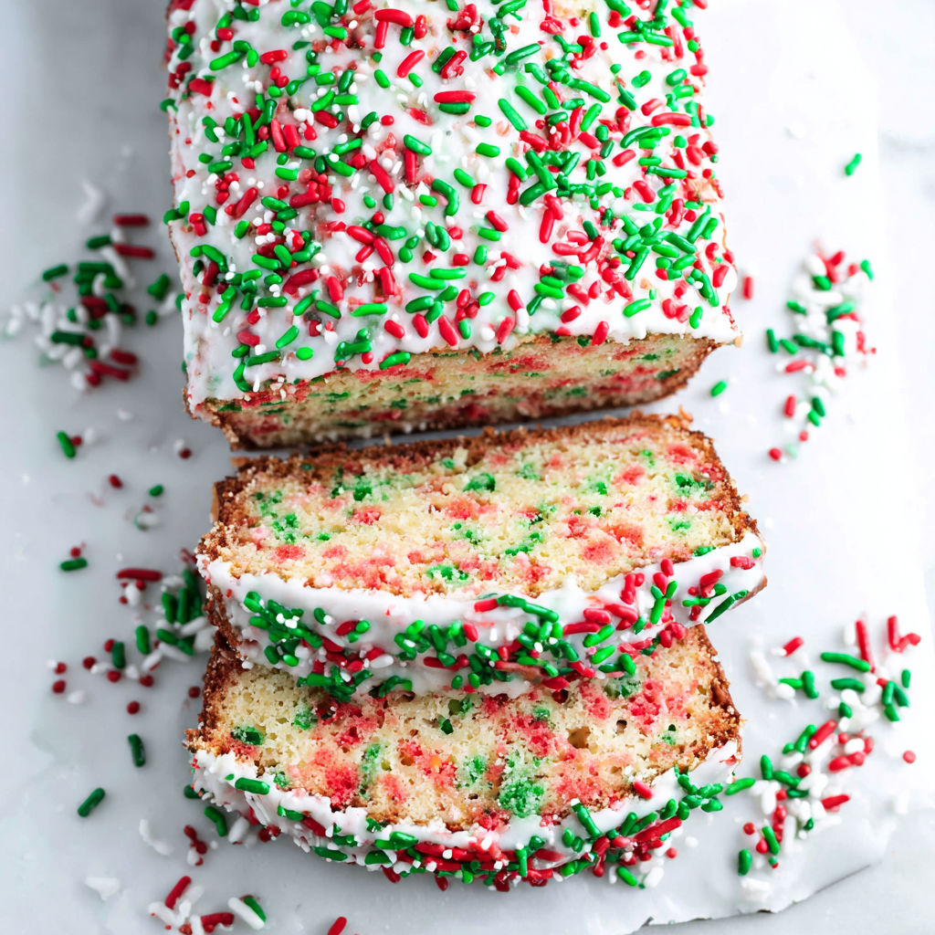 Christmas Sprinkle Buttermilk Bread recipe