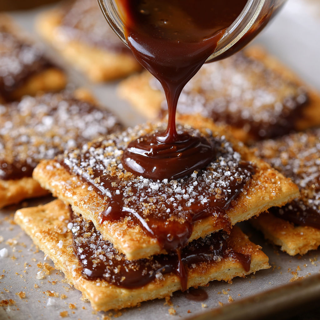 Churro Saltine Toffee Crackers recipe