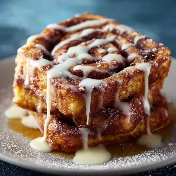 Cinnamon Roll French Toast recipe
