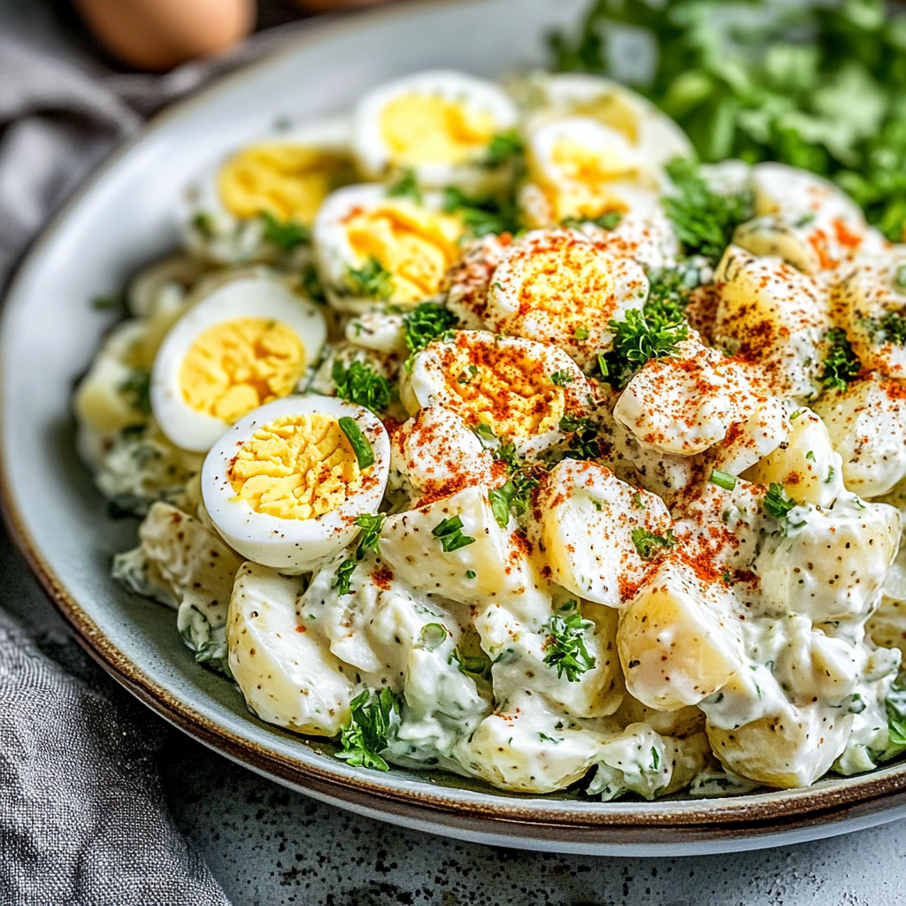 Classic Potato Salad with Eggs recipe