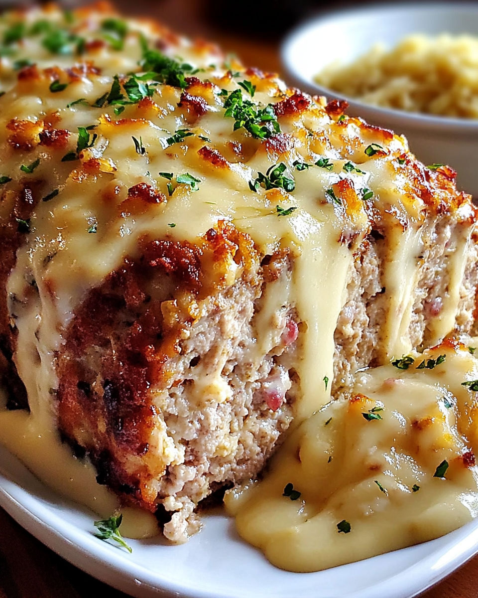 Chicken Cordon Bleu Meatloaf recipe