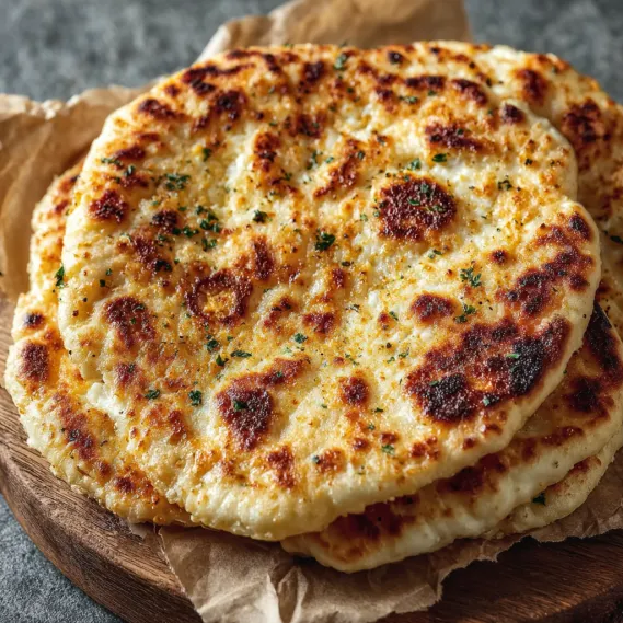Viral Cottage Cheese Flatbread recipe