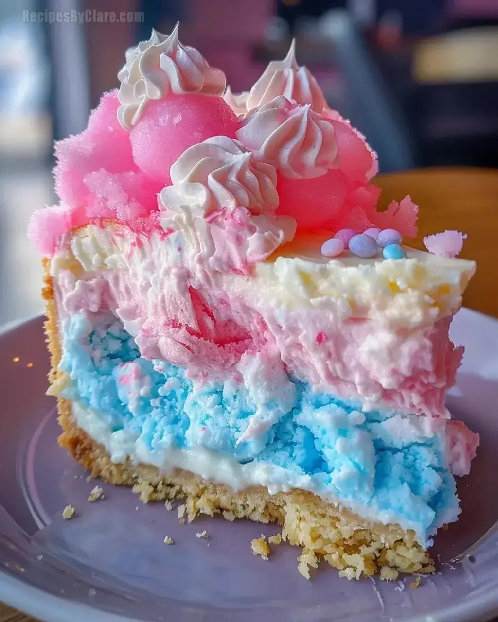 Cotton Candy Cheesecake Dessert recipe