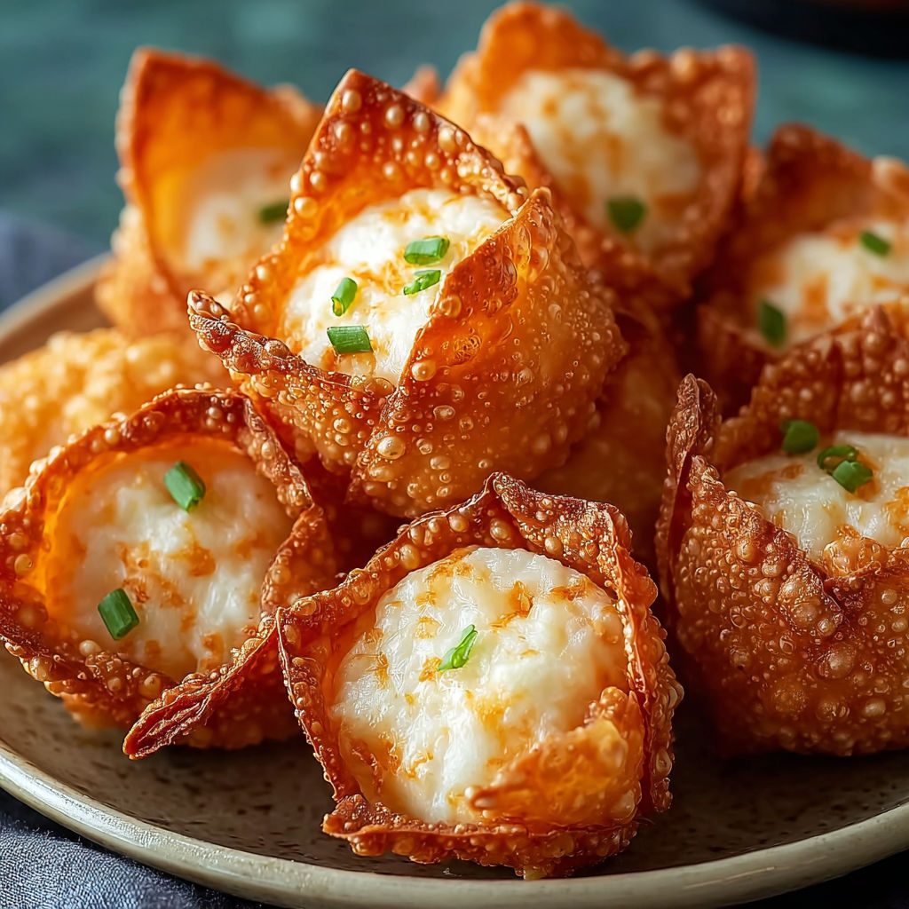 Crab Rangoon Bombs Crispy Cheesy recipe