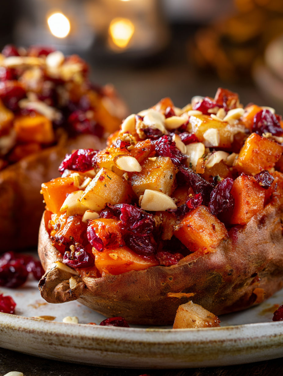 Cranberry Apple Twice-Baked Sweet recipe