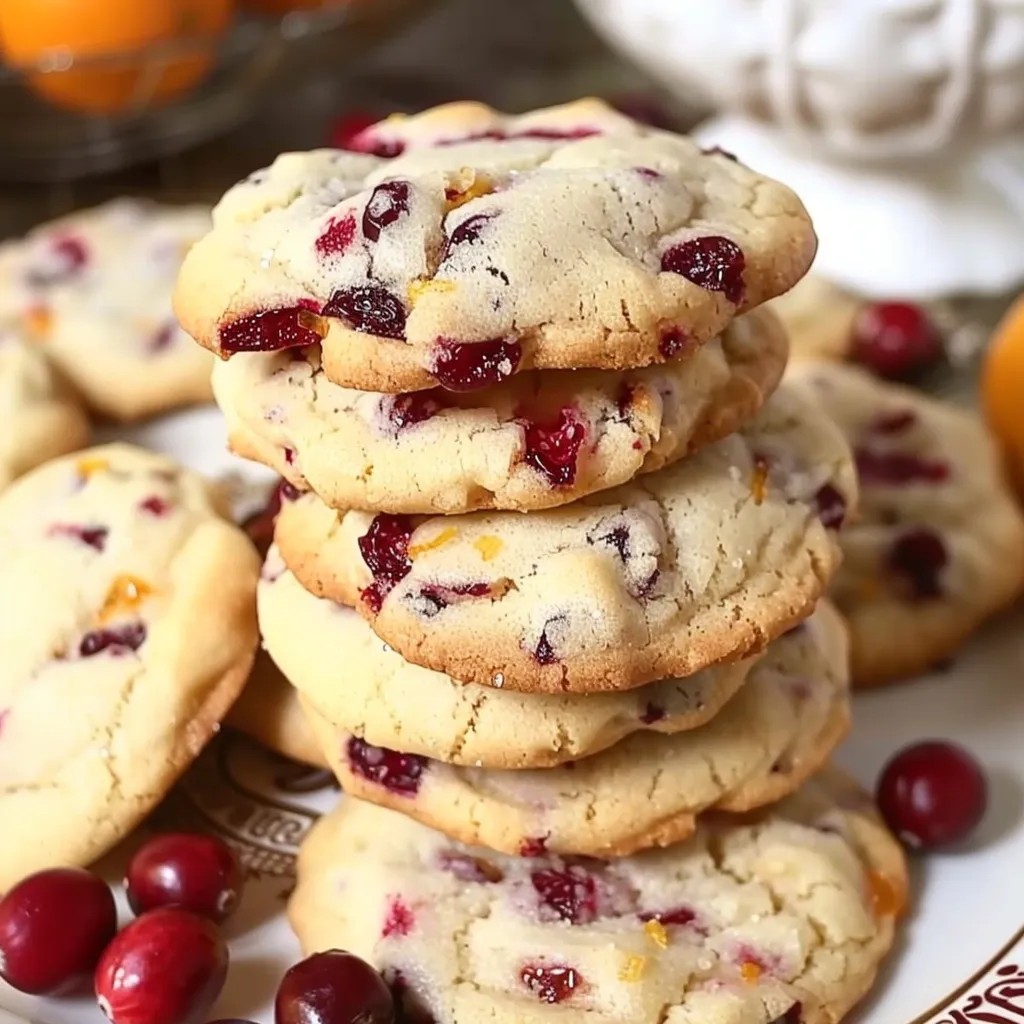 Cranberry Orange Cookies Holiday recipe