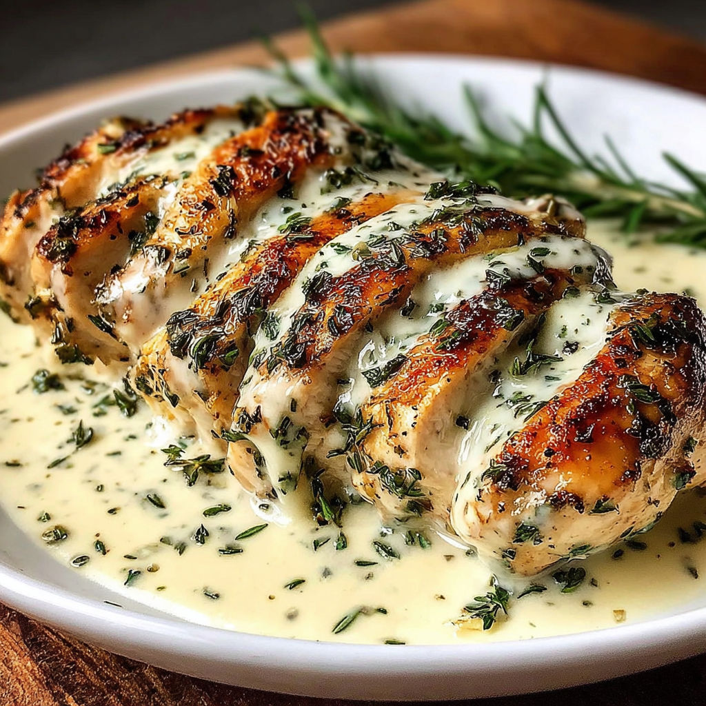 Creamy Boursin Garlic Herb Chicken recipe