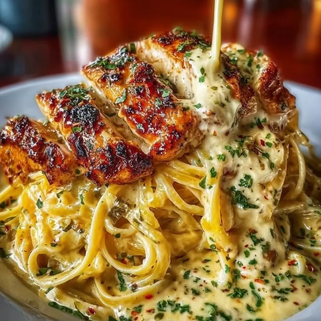 Creamy Cajun Chicken Linguine recipe