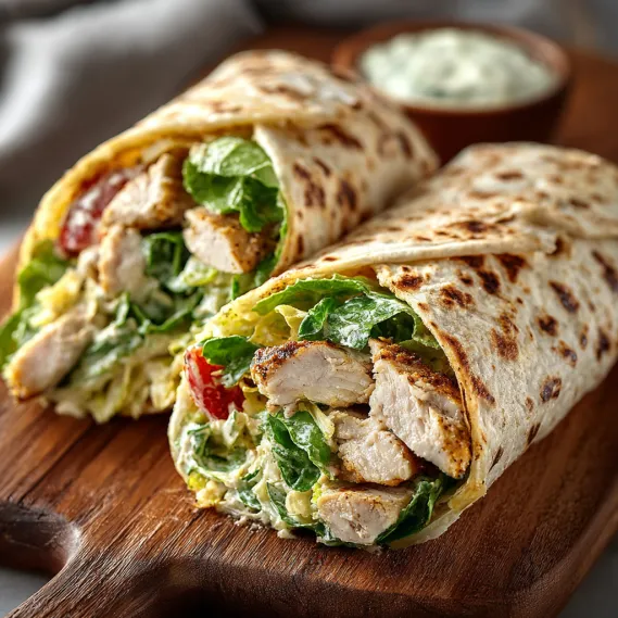 Chicken Caesar Wraps recipe