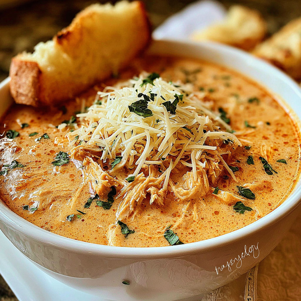 Crock Pot Creamy Chicken Parmesan recipe