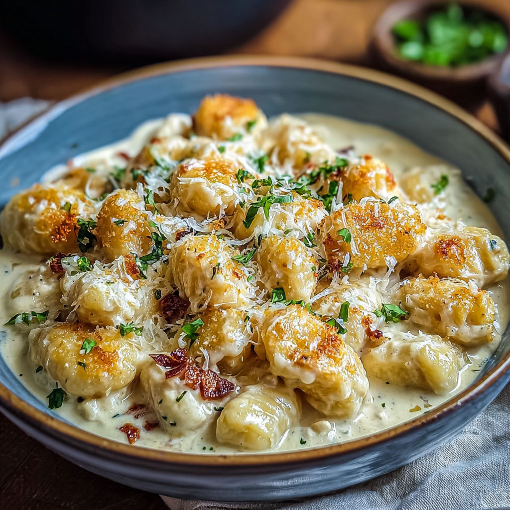 Creamy Crack Chicken Gnocchi recipe