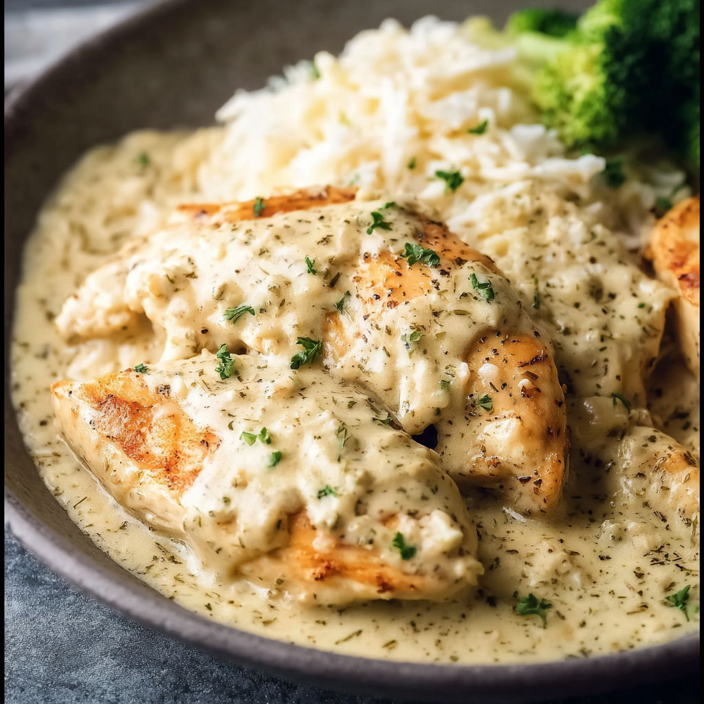 Creamy Crock Pot Ranch Chicken recipe