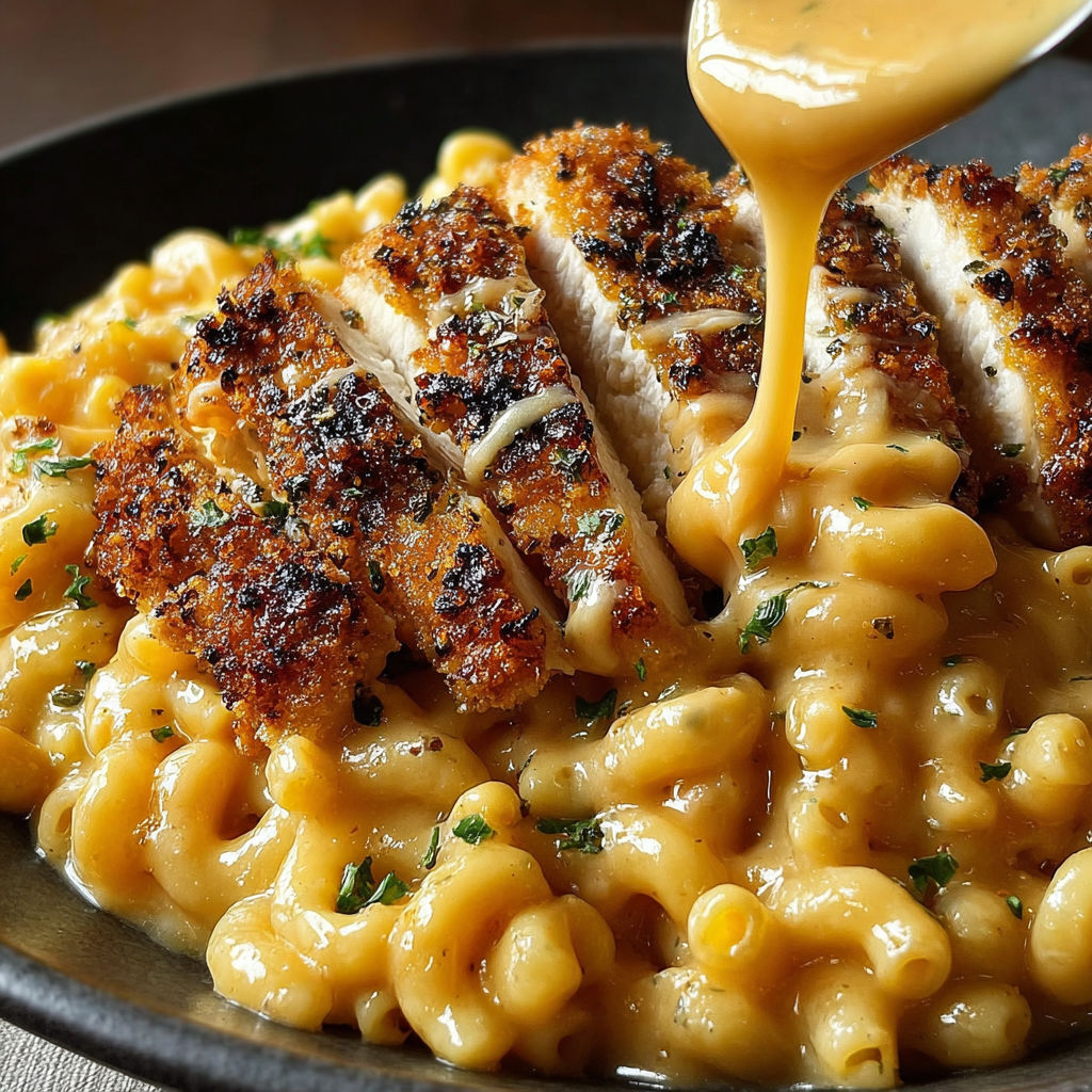 Creamy Honey Pepper Chicken Mac recipe