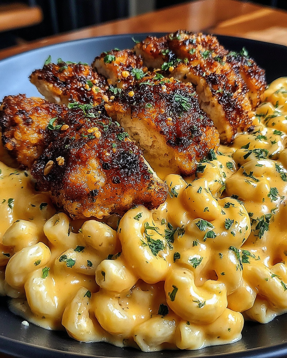 Creamy Honey Pepper Chicken Mac recipe