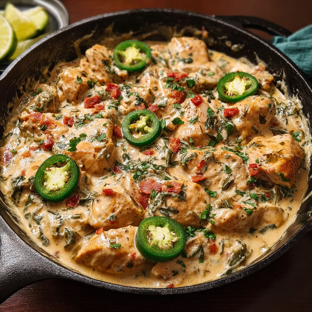 Creamy Jalapeño Chicken Skillet recipe