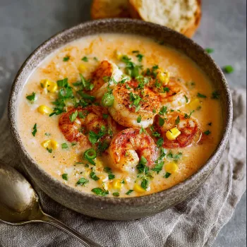 Smooth Creamy Shrimp Corn Bisque recipe