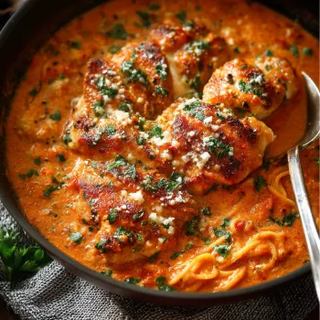 Chicken with Creamy Tomato Sauce recipe