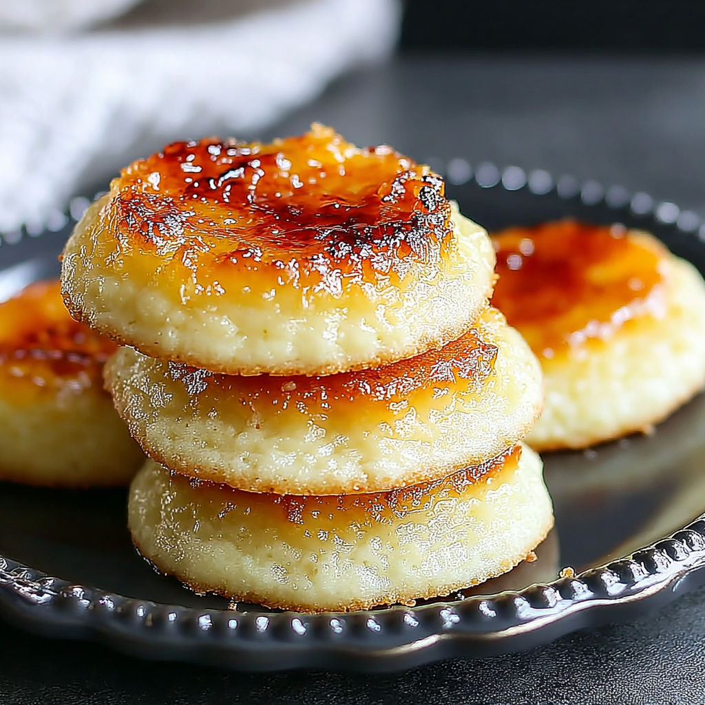 Crème Brûlée Cookies Dessert recipe