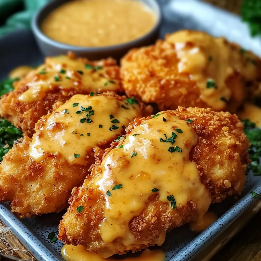 Crispy Cheddar Chicken Dinner recipe