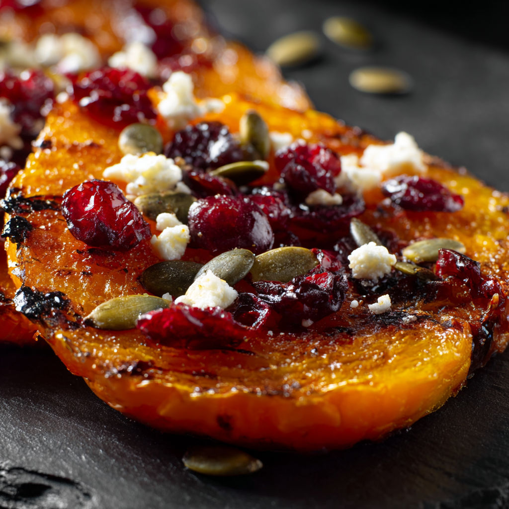 Crispy Honey-Roasted Butternut Cranberries recipe