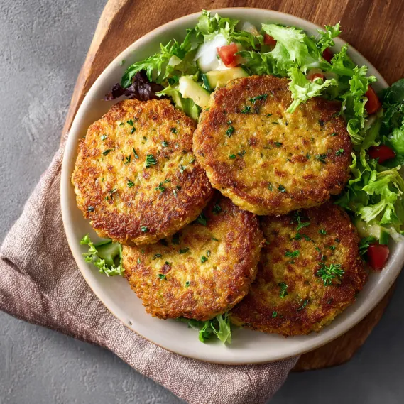Crispy Squash Parmesan Patties recipe
