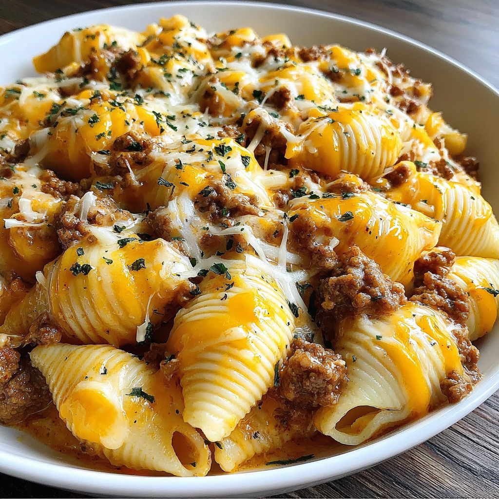 Crockpot Cheesy Ranch Beef Pasta recipe