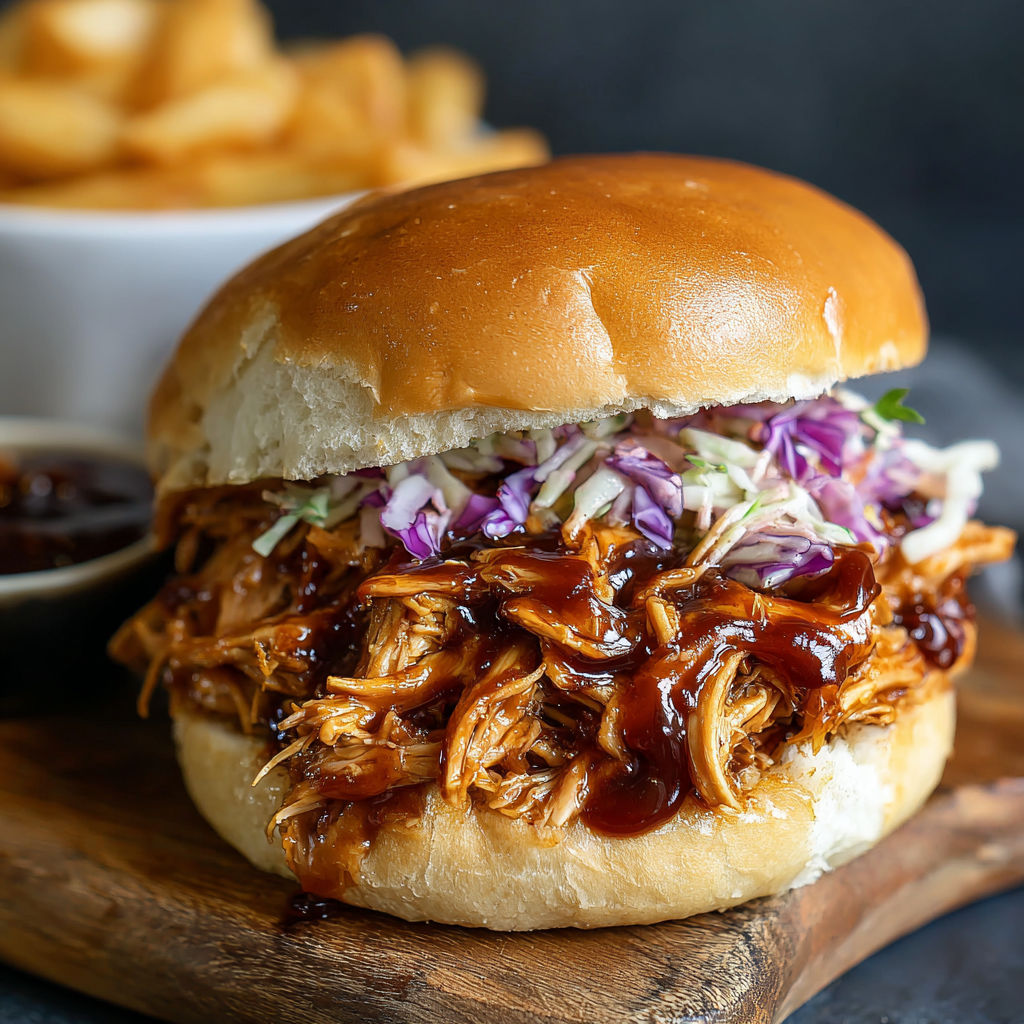 Crockpot BBQ Pulled Chicken recipe