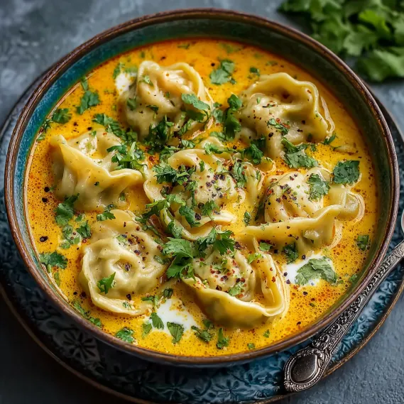 Delicious Dumpling Curry Soup recipe
