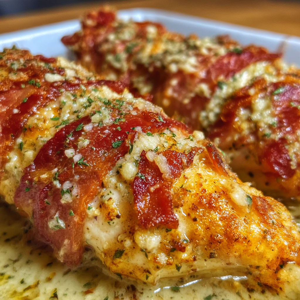 Bacon Garlic Parmesan Chicken recipe