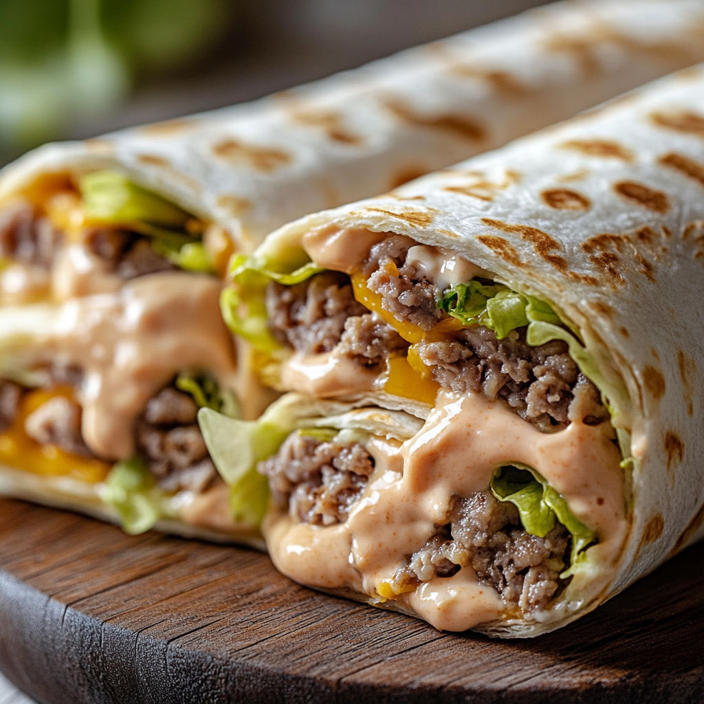 Easy Big Mac Wrap recipe