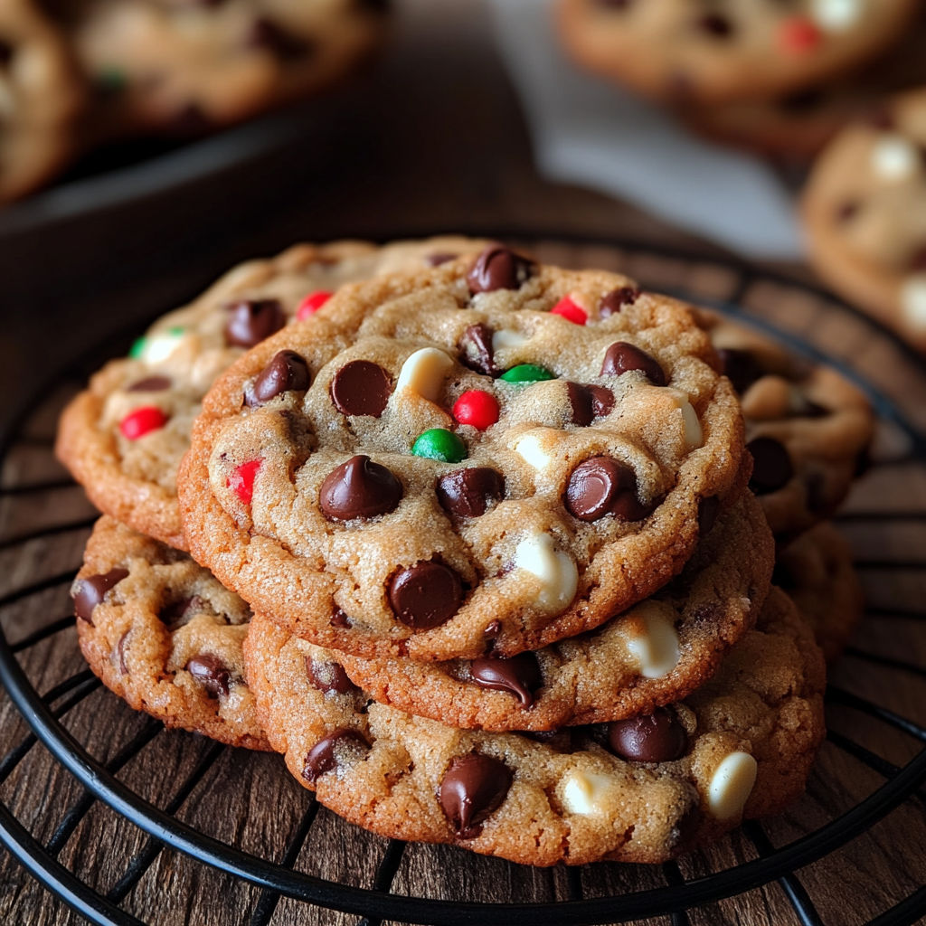 Christmas Chocolate Chip Cookies recipe