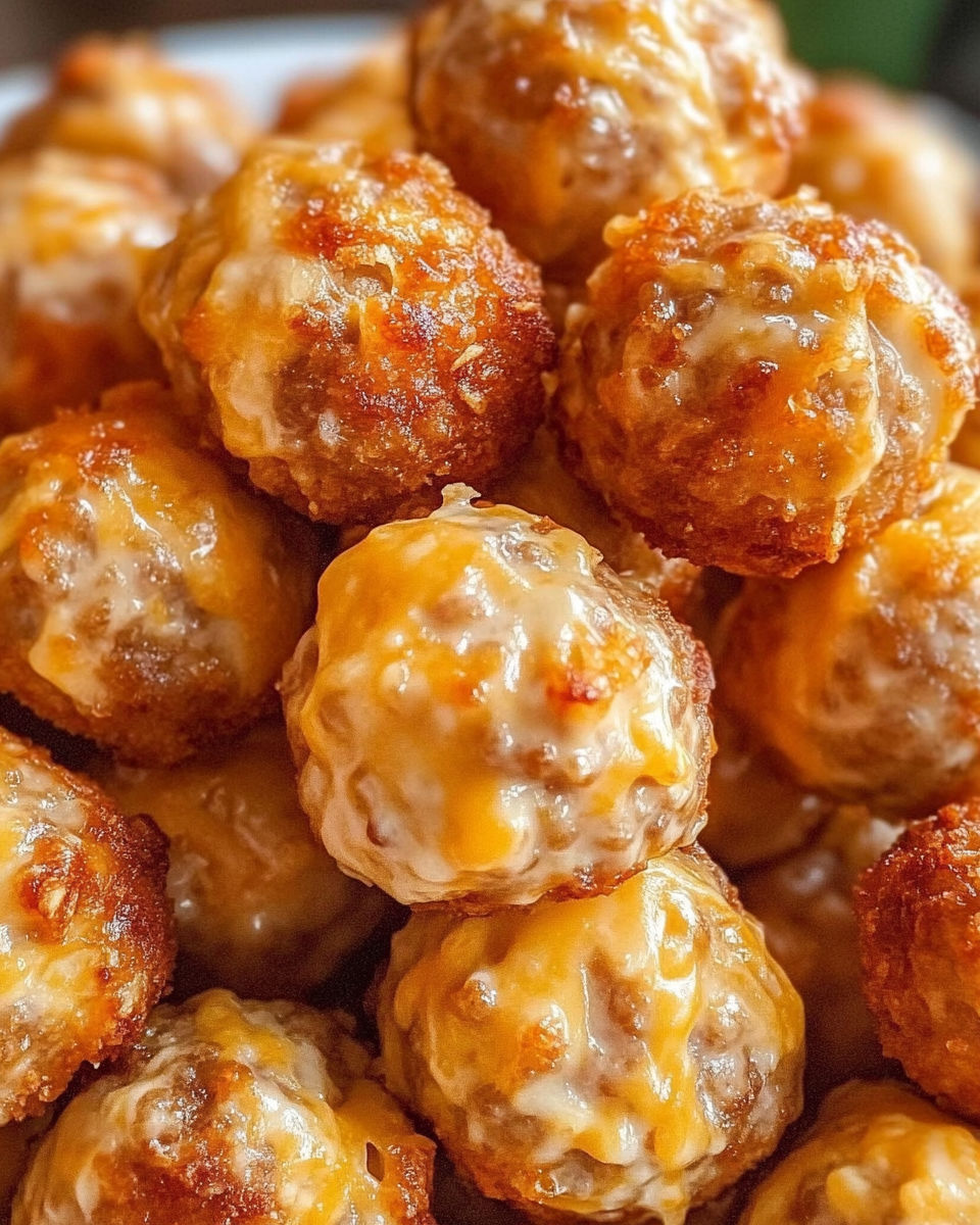 Rotel Cream Cheese Sausage Balls recipe