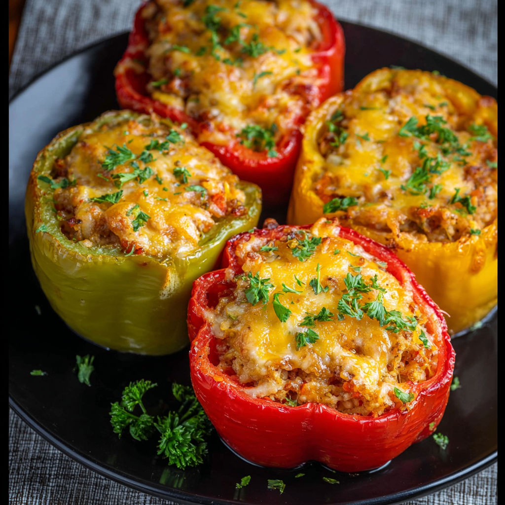 Easy Stuffed Bell Peppers recipe