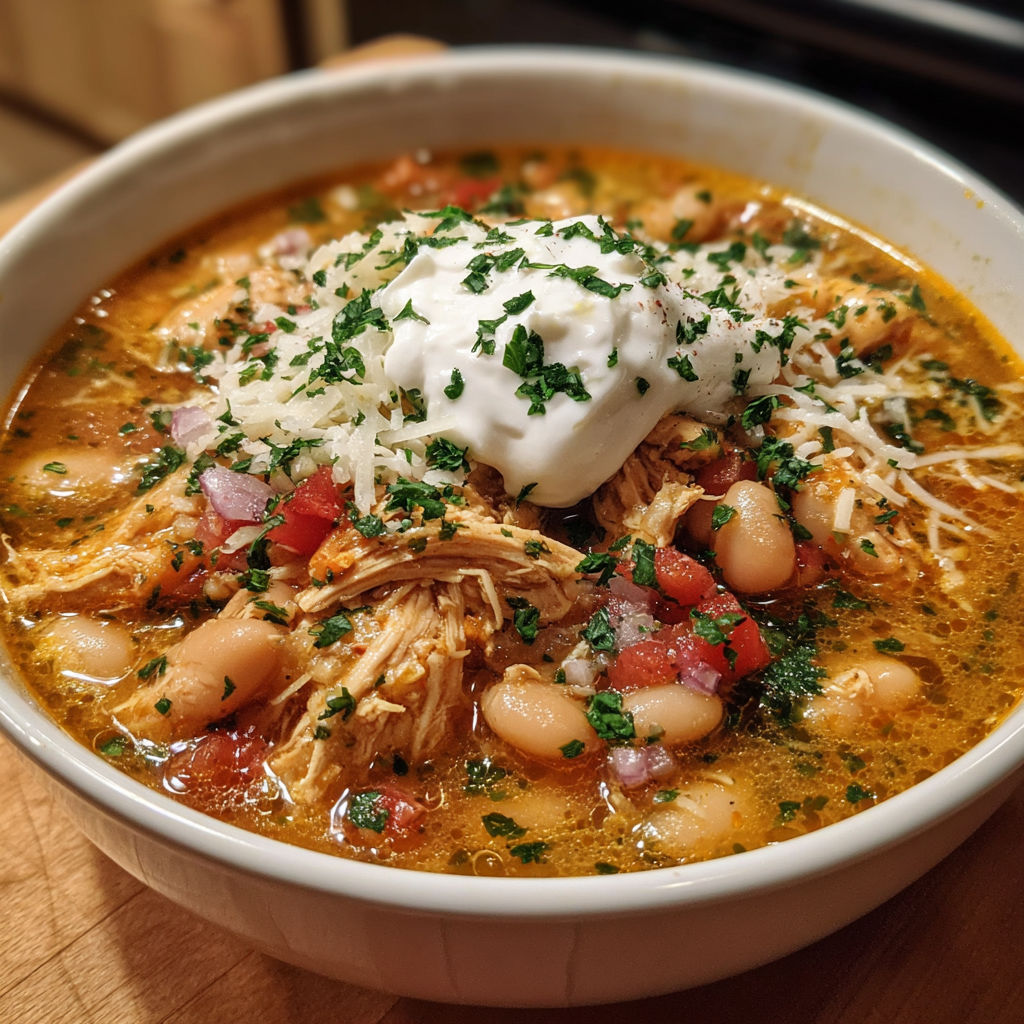 Easy White Chicken Chili recipe