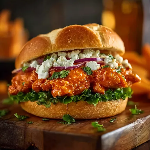 Epic Buffalo Chicken Sandwich recipe