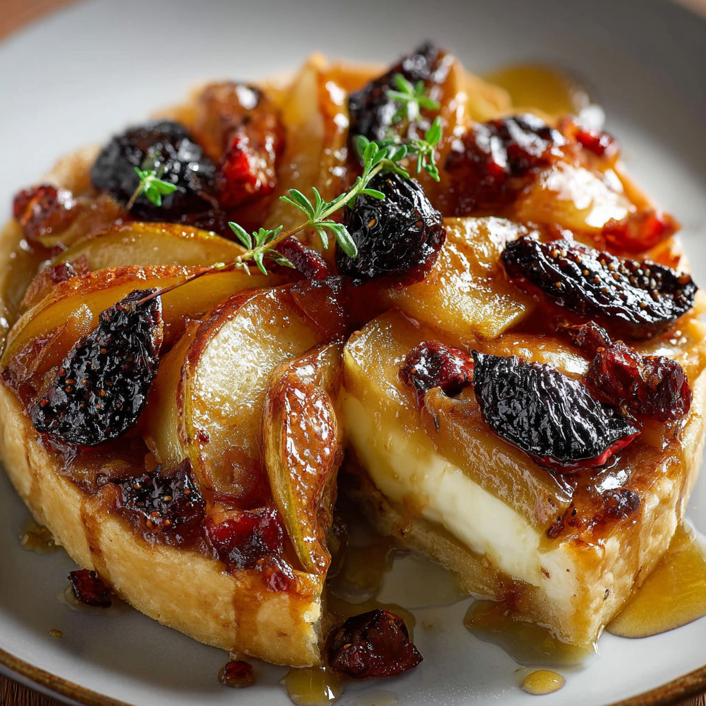 Figgy Apple Brie Tart recipe