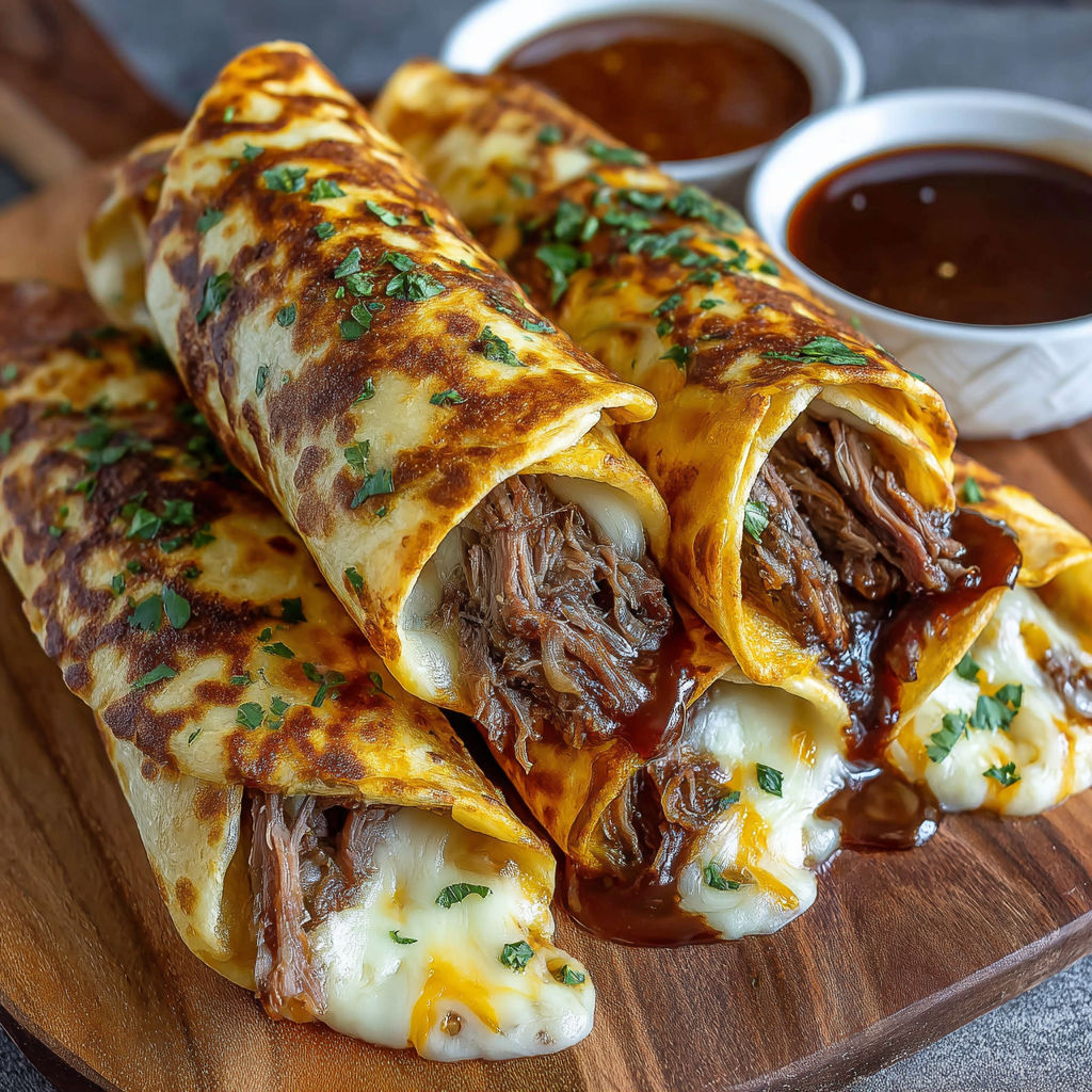 French Dip Tortilla Roll Ups recipe