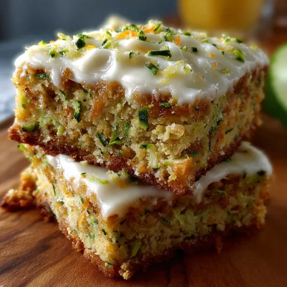 Ultimate Frosted Zucchini Bars recipe
