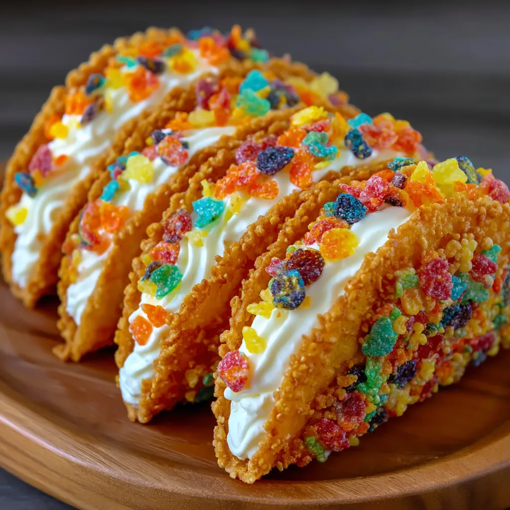 Cereal Taco Desserts recipe
